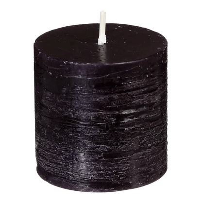RUSTIC VTV CANDLE BLACK S/4
