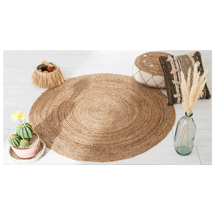 RUG JUTE NATURAL D120