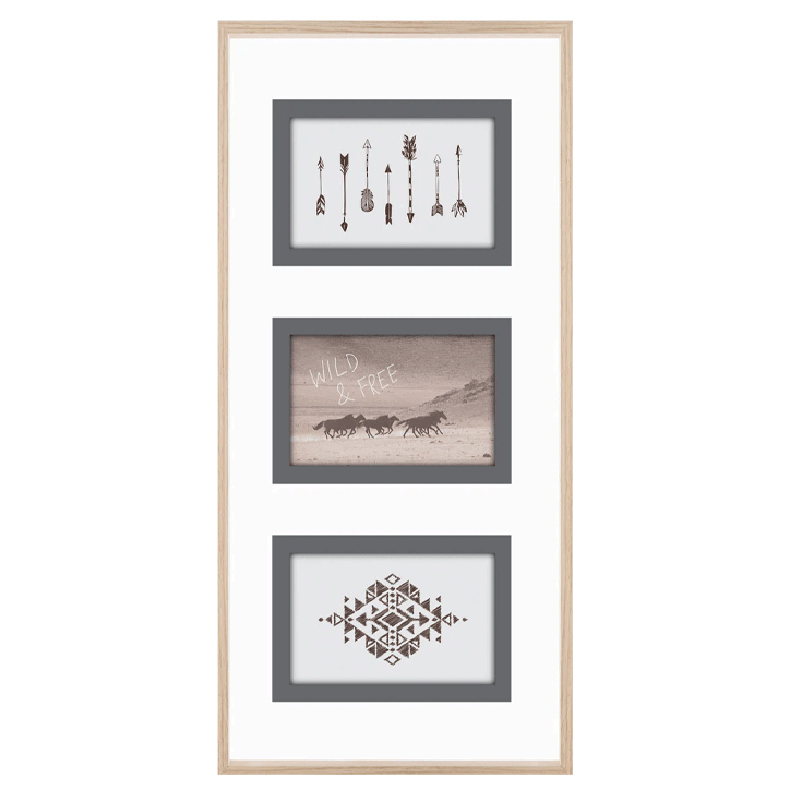GLASS PHOTO FRAME 3PC ADAM