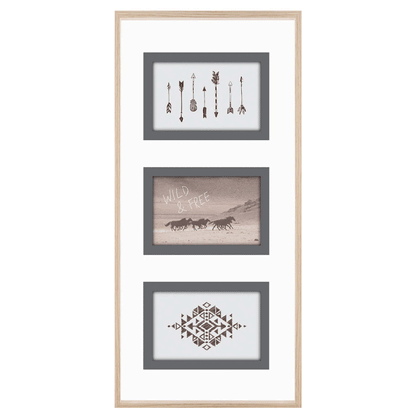 GLASS PHOTO FRAME 3PC ADAM