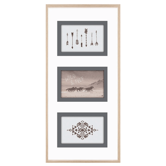 GLASS PHOTO FRAME 3PC ADAM
