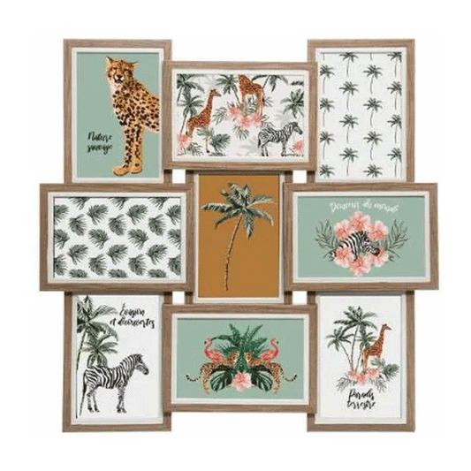 9 PICTURE FRAME JUNGLE