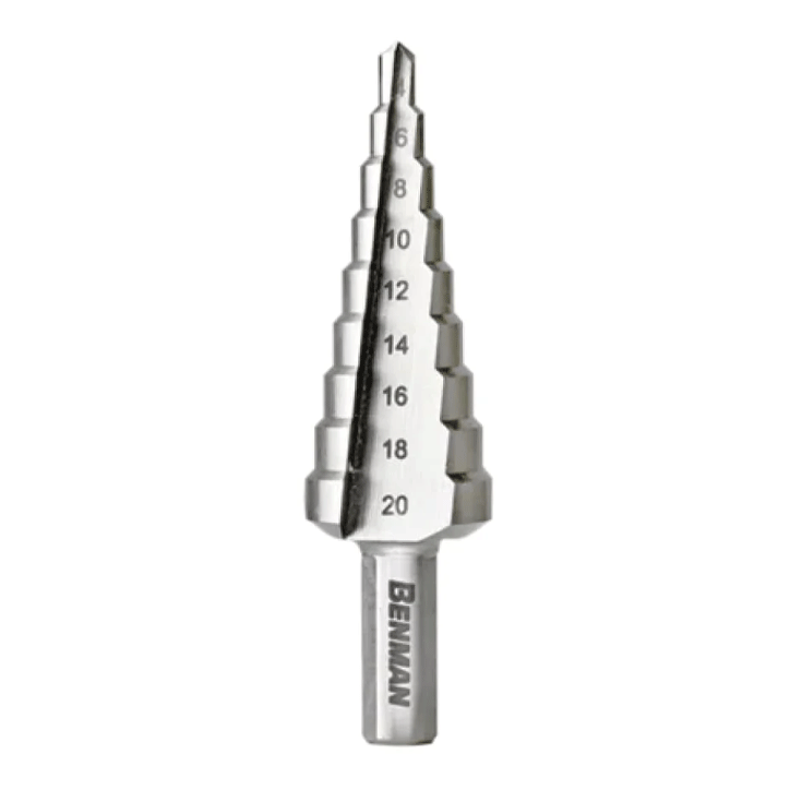 HSS M2 STEP DRILL BIT 4-12MM 6MM 22MM BENMAN