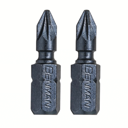 SCREW BIT PΖ2X25MM TORSION IMPACT BENMAN 2PCS