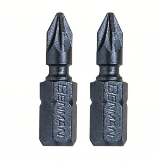 SCREW BIT PΖ2X25MM TORSION IMPACT BENMAN 2PCS