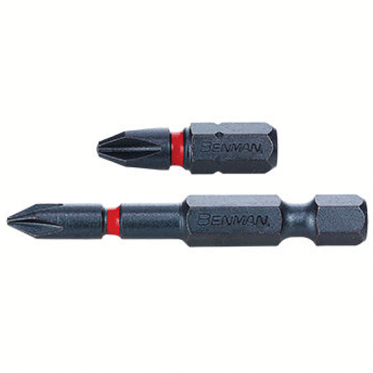 SCREW BIT SUPER PZ3X50MM TORSION IMPACT BENMAN 2PCS