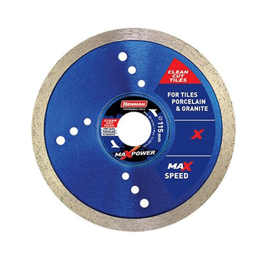 DIAMOND CUTTING BLADE MAXPOWER 125X1.4X7MM BENMAN