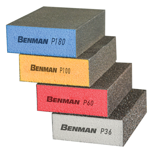 P100 4-SIDED BLOCK YELLOW 100X68X25MM BENMAN