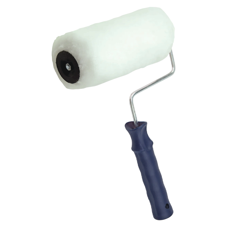 PAINT ROLLER 18MM 24CM POLYESTER LINE WITH FRAME MORRIS