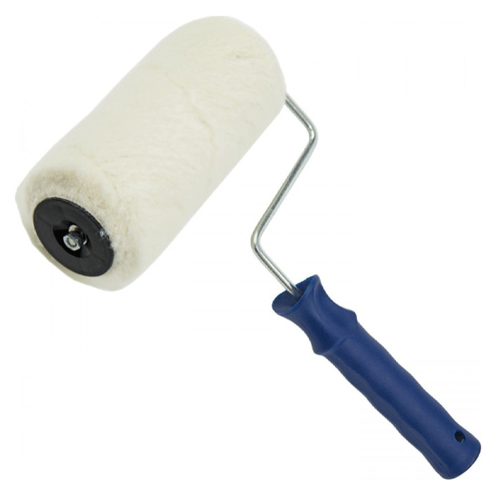 PAINT ROLLER WOOLMAX LINE 18MM 24CM WITH FRAME MORRIS